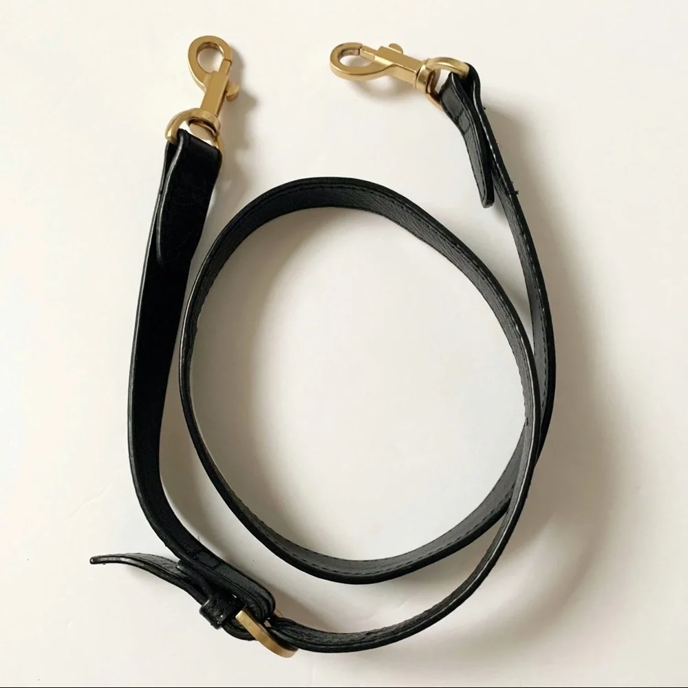 KATE SPADE BLACK LEATHER CROSSBODY SATCHEL